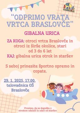 Vabilo gibalna urica